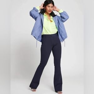 Betabrand black classic bootcut office business casual city yoga pants size M